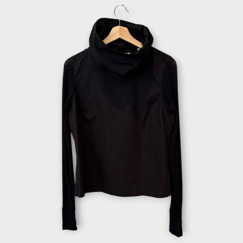Marcella Atlantic Turtleneck Mixed Media Top Size Small - Picture 5 of 12